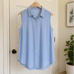 Blue Cami Blouse